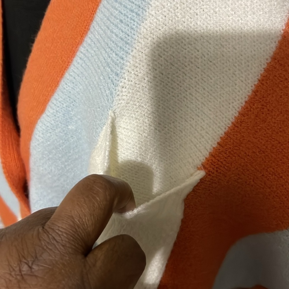 Jascls Colorblock Boho Sweater Osfm - image 5